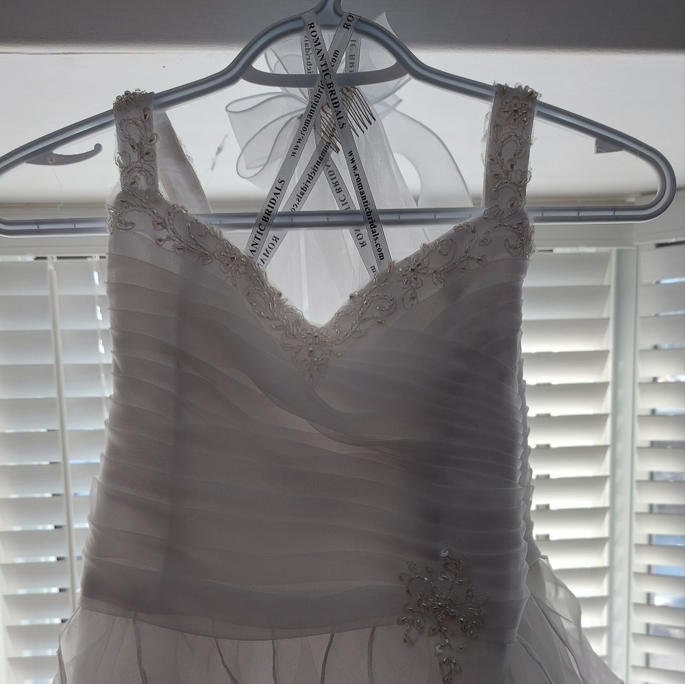 Flower Girl / Communion dress and matching veil - Picture 2 of 6